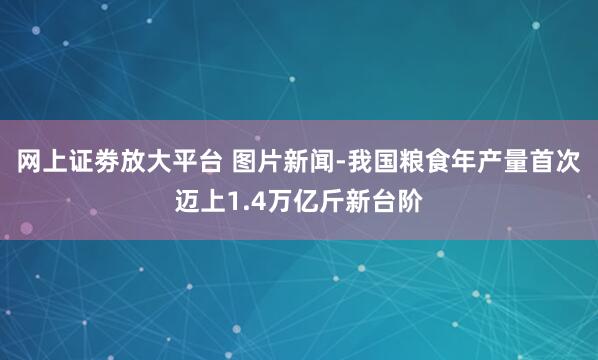 网上证劵放大平台 图片新闻-我国粮食年产量首次迈上1.4万亿斤新台阶